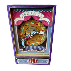 Vintage KOJI MURAI Music Box DREAMY JASTERS Acrobats Wind Up Over The Rainbow